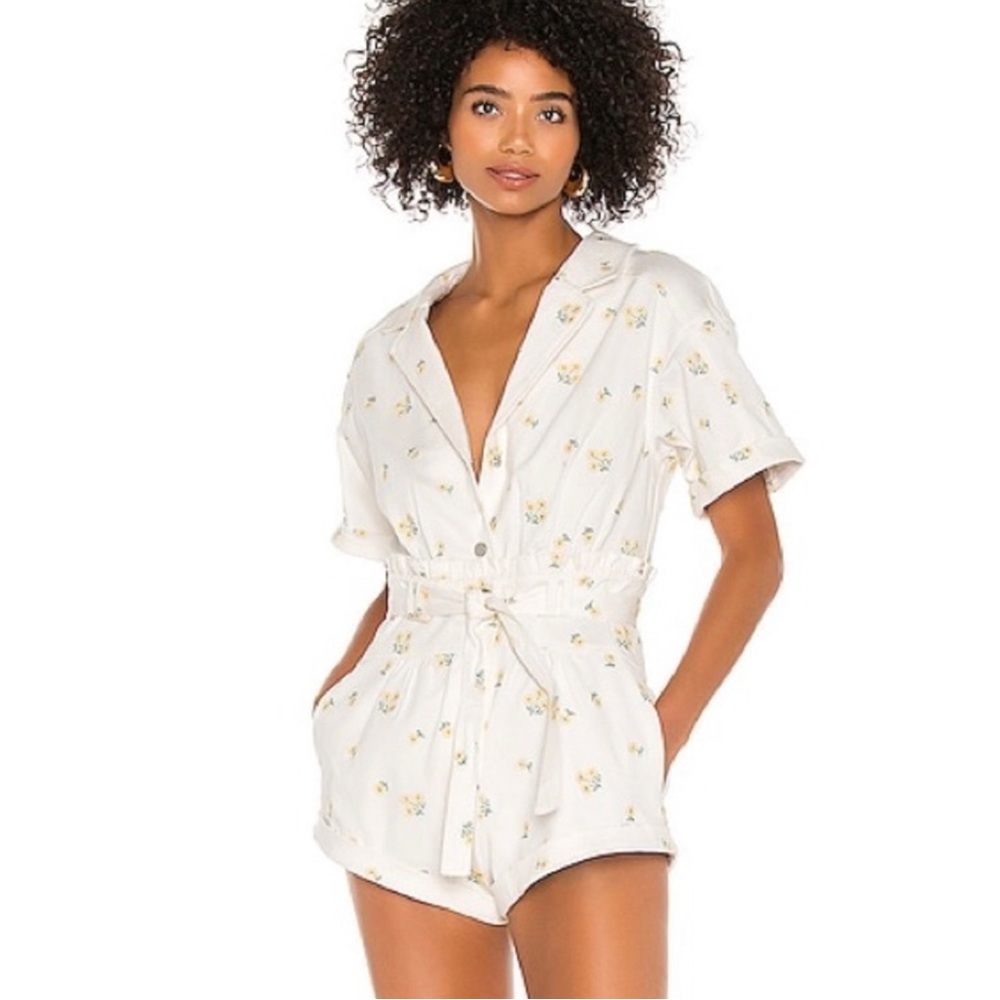 For Love and Lemons White Romper - XS
